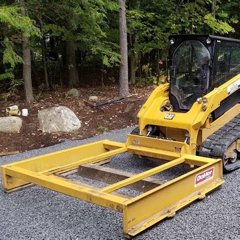 how to use skid steer box blade|driveway maintainer for skid steer.